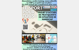 Handicap : le CMP devient club inclusif